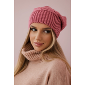 marka niezdefiniowana Womens cap Ingrid K371 dark pink