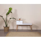 Woody Fashion Bench Bohem - White, Oak