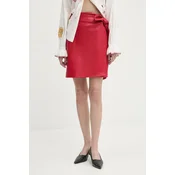 Krilo Never Fully Dressed Vegan Leather Mini Jaspre Skirt