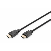 HDMI Premium High Speed connection kabel, type A M/M, 5.0m, w/Ethernet, Ultra HD 60p,
