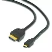 Gembird Kabel HDMI (M) do mikro HDMI (M), 1,8 m, črn