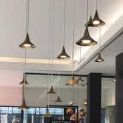 Artemide Unterlinden obesek medeninasta svetilka 3.000K - Dnevna soba/jedilnica - Dizajn - bronast - Kovina