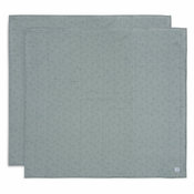 Jollein tetra plenica 2/1 115x115cm Miffy Silhouettes sea green