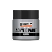 Svetleča akrilna barva Pentart 50 ml - siva