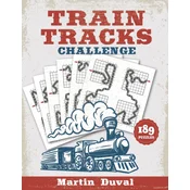 Train Tracks Challenge: 189 Amazing logic puzzles, featuring giant grids and multi-grids
