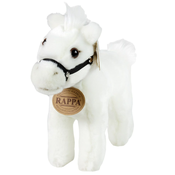 Plišana igračka Rappa Eko prijatelji - Bijeli konj, uspravan, 20 cm