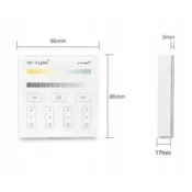 MiBoxer Stenski UPRAVLJALNIK Mi-light nadgradni MONO/CCT FUT-B2