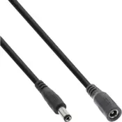 InLine 26903G strujni kabel Crno 3 m 5.5 x 2.5 mm
