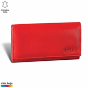 Princ Leather Ženski novcanik Alfa, Crveni