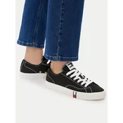 Tenis superge Tommy Jeans Archive Y2K EN0EN02956 Črna