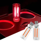 USB nočna lučka | CARBULB, Rdeča