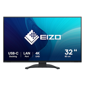 EIZO FlexScan EV3240X-BK računalni monitor 80 cm (31.5) 3840 x 2160 pikseli 4K Ultra HD LCD Crno