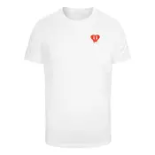 Mens T-shirt Smiley Drip - white