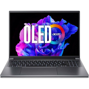 Acer Swift X SFX16-61G-R0SU Steel Gray, Ryzen 9 7940HS, 32GB RAM, 1TB SSD, GeForce RTX 4050, DE