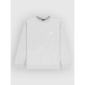 Element Icon Embroidery Kids Sweater mid grey heather
