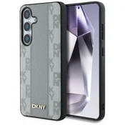 1 to 3 Etui Dkny Za Magsafe Za Samsung Galaxy S25 Usnjen Ovitek Kariran Vzorec