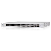 Ubiquiti UniFi US-48-500W Upravljano L2 Gigabit Ethernet (10/100/1000) Podrška za napajanje putem Etherneta (PoE) 1U Srebro