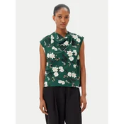French Connection Bluza 72YBJ 30 Zelena Regular Fit