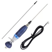 Sirio SUPER 9 CB antena z metuljčkom, dolžina 155 cm, 27 - 28,5 MHz, 250W, nosilec, 4m kabel RG58 in vtič PL259 priložen