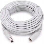 Bel 10 m podaljšek za napajanje, napajalni kabel ZA kamere DC 5,5 mm 10 metrov