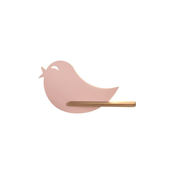 Bird Wall Lamp 5W Led 4000K Iq Kids Pink
