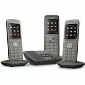 Gigaset CL660A Trio Analogni / DECT telefon Identifikacija poziva Sivo