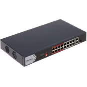 Hikvision DS-3E0318P-E/M(C) 16-portni neobvladovani POE preklopnik Fast Ethernet