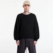 Mikina Fear of God Essentials Signature Waffle 90S Crewneck Vintage Black XXL