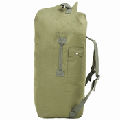 vidaXL vidaXL Potovalna torba vojaški stil 85 L olivno zelena, (20960521)