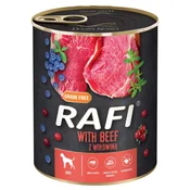 shumee Rafi mokra hrana za pse z govedino, konzervirana, 800 g
