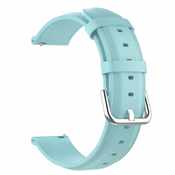 BStrap Leather Lux pašček za Garmin Venu 2 Plus, teal