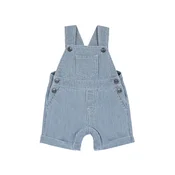 Chicco Hlače z naramnicami moder denim/bela