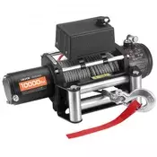 VEVOR Električna vitel S10000 537x16x28 cm 4500 kg jeklena vrv