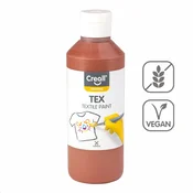Barva za tekstil Creall Tex 250 ml - rjava