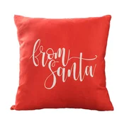 DEKOR DOM Dekorativna jastucnica Deco From Santa MM04 - ASD, 45x45cm, Crvena