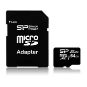 SILICON POWER memorijska kartica SD 64 GB SP064GBSTXBU1V10SP