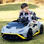 Deciji automobil na akumulator - Lamborghini Huracán Premium Sivi ( 13781 )