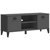 Vidaxl Klop za čevlje VIKEN antracit siva 106x35x45 cm inženirski les