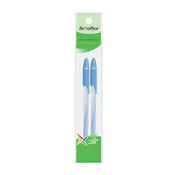 Kemični svinčnik, 0,3 mm, 2 kosa/blister, s pokrovčkom, FLEXOFFICE Candee, moder, 2 kosa