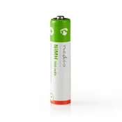Nedis Polnilna Ni-MH baterija AAA | 1,2 V DC | 700 mAh | Prednapolnjen | 2-Pretisni omot
