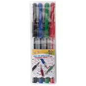 Gimboo gel pisala 0,5 mm klasične barve, 4 kosi.