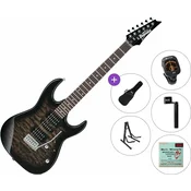 Ibanez GRX70QA-TKS Standard SET Transparent Black Burst Elektricna gitara