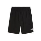 PUMA Športne hlače ESS No. 1 črna/bela