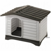 Ferplast plasticna kucica Dogvilla - Dogvilla 110: D 111 x Dub 84 x V 79 cm