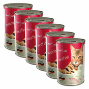 Konzerva BEWI CAT Meatinis WILD-6x400 g, 5+1 GRATIS