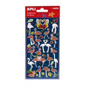 APLI Apli Nalepke flamingi 1 set, (20393055)