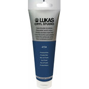 Lukas Cryl Studio Plastic Tube Akrilna barva Prussian Blue 125 ml 1 kos