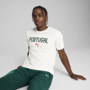 Mens Puma Portugal ftbl NRGY T-Shirt, White, Size L, Clothing