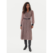 Liu Jo Vsakodnevna obleka MF5066 TS116 Bež Regular Fit