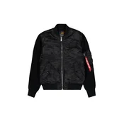 ALPHA INDUSTRIES Prehodna jakna MA-1 črna